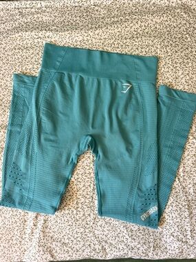 Gymshark Teal Seamless Active Leggings